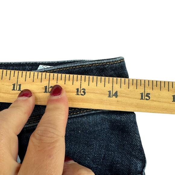 Wrangler Bootcut Jeans Women Sz 3/34 Dark Denim Low Rise Western Cowgirl Classic - Picture 8 of 11